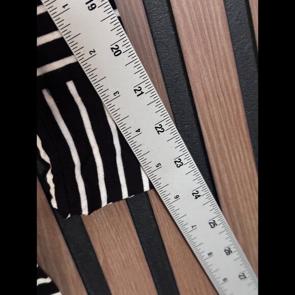 The Fifth Dress Medium Women Black White Asymmetrical Hem Fabric Stretch Bodycon - Picture 4 of 7